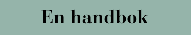 En handbok – Minskad skärmtid - en väg till mer lek, fantasi och lugn.